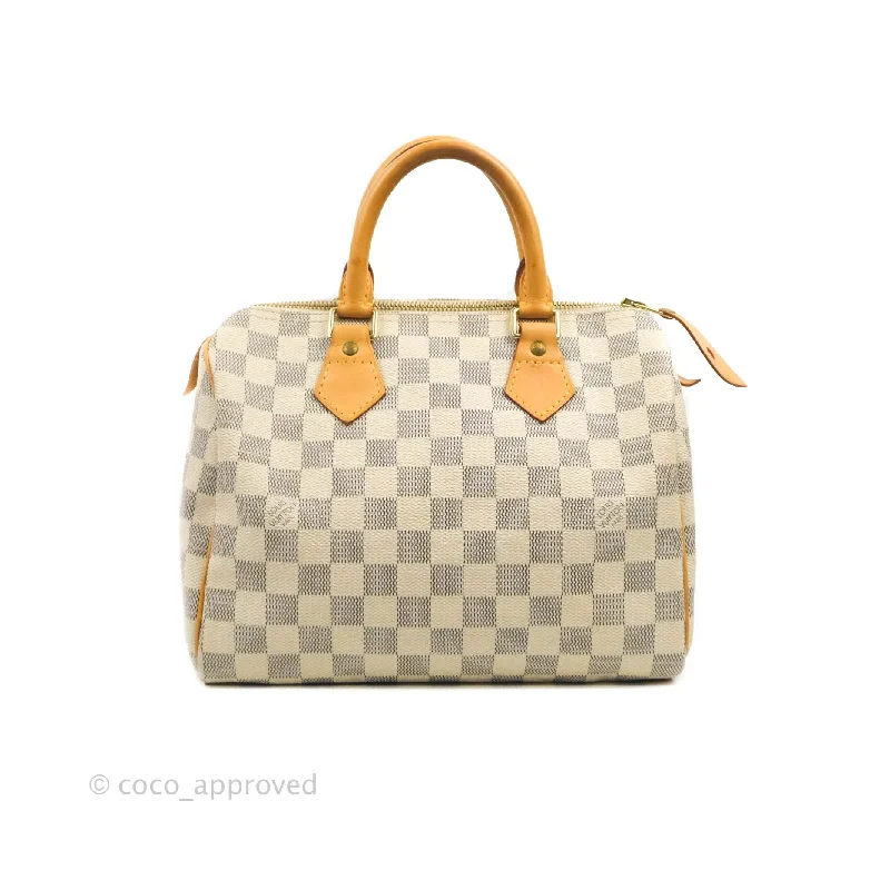 Louis Vuitton Canvas Speedy 25 Damier Azur