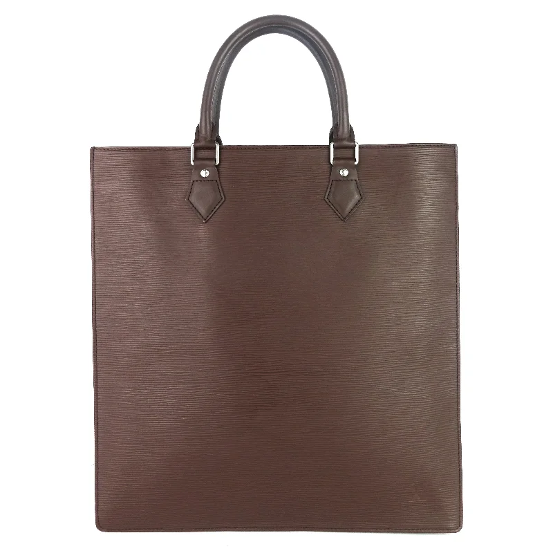 Sac Plat GM Brown Epi Leather Bag