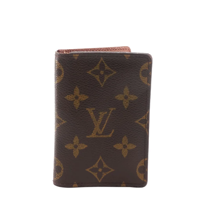 Monogram Canvas Pocket Organizer and Card Holder