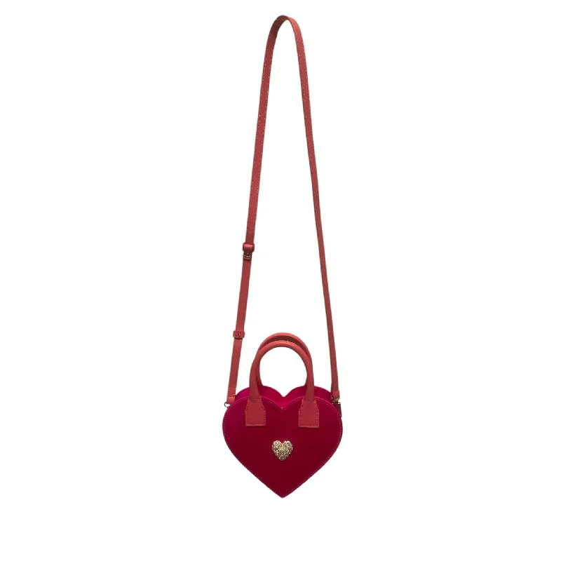 Mach & Mach/Hand Bag/OS/PNK/Heart Shaped Bag