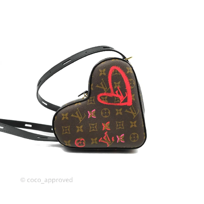 Louis Vuitton Fall In Love Sac Cœur Crossbody Black Monogram Canvas Limited Edition