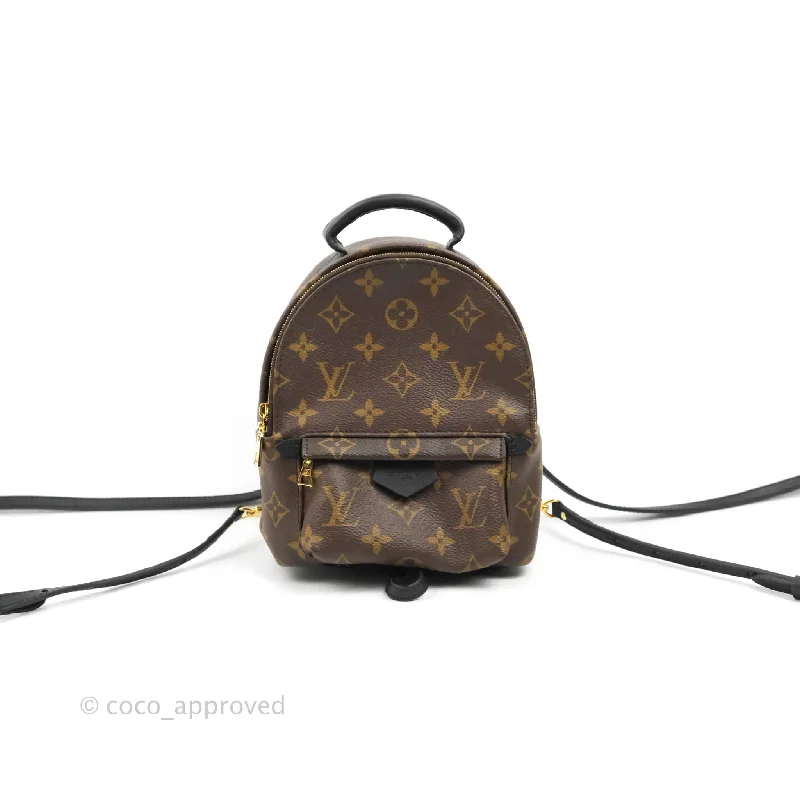 Louis Vuitton Mini Palm Springs Monogram Backpack⁣