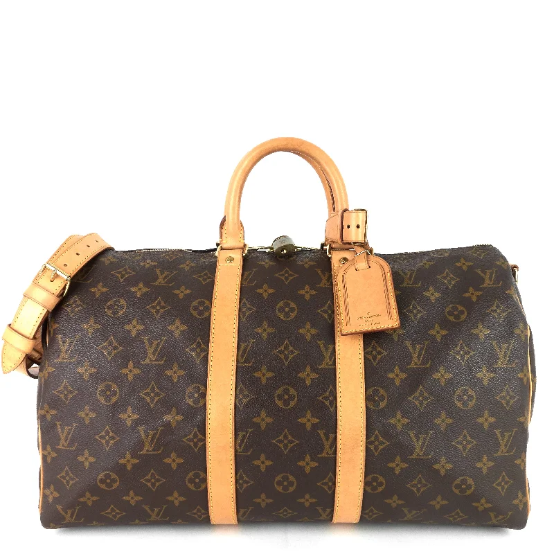 Keepall 45 Bandouliere Monogram Canvas Bag