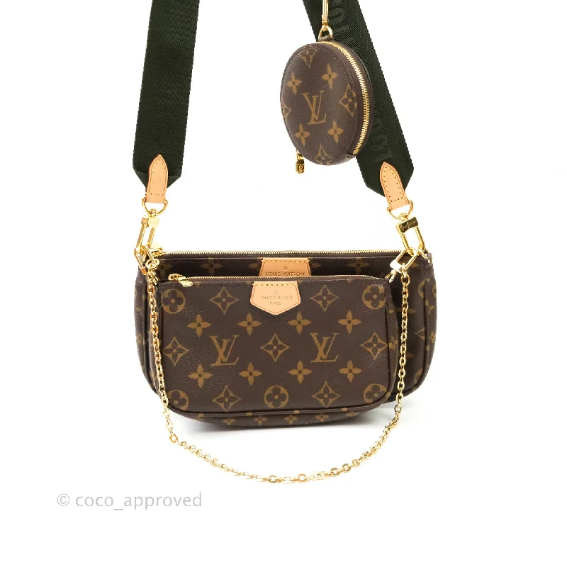 Louis Vuitton Multi Pochette Accessories Khaki Monogram Canvas