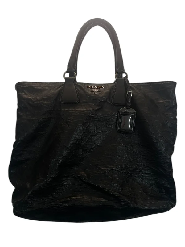 PRADA/Hand Bag/Leather/BLK/102-nappa leather bauletto