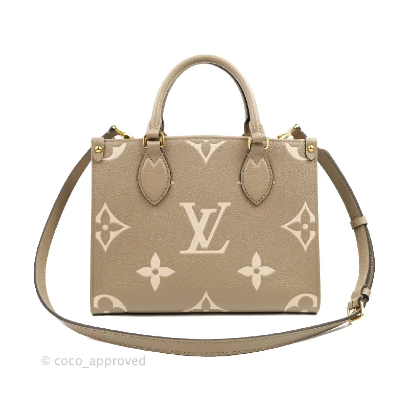 Louis Vuitton OnTheGo PM Monogram Empreinte Dove/Cream