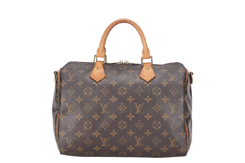 LOUIS VUITTON SPEEDY BANDOULIERE 30 (M41112) BROWN MONOGRAM CANVAS WITH STRAP, LOCK&KEYS AND DUST COVER