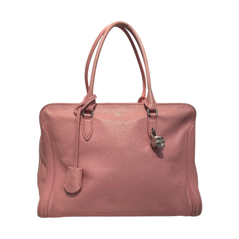 Alexander McQueen/Tote Bag/Leather/PNK/Zip Around Tote