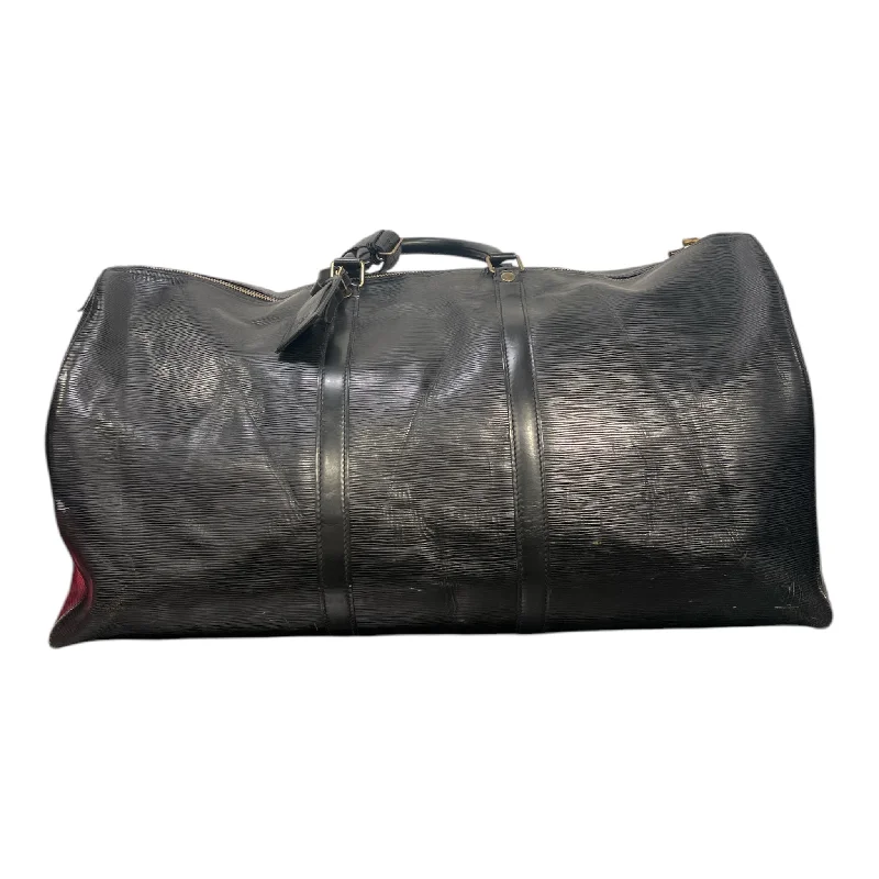 LOUIS VUITTON/Bag/Leather/BLK/Epi Leather Duffle Bag