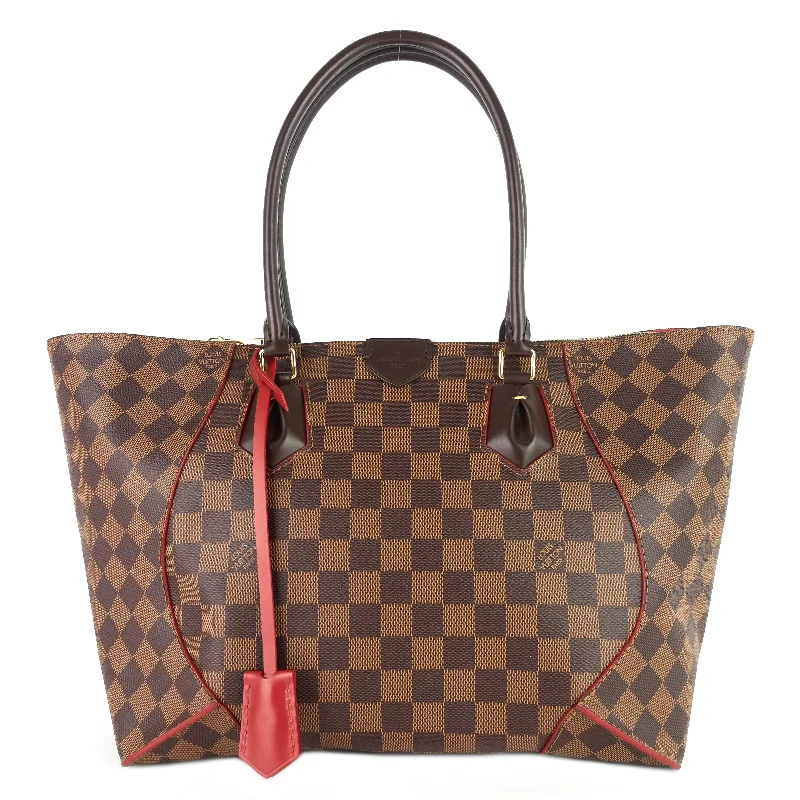 Caissa MM Damier Ebene Canvas Tote Bag