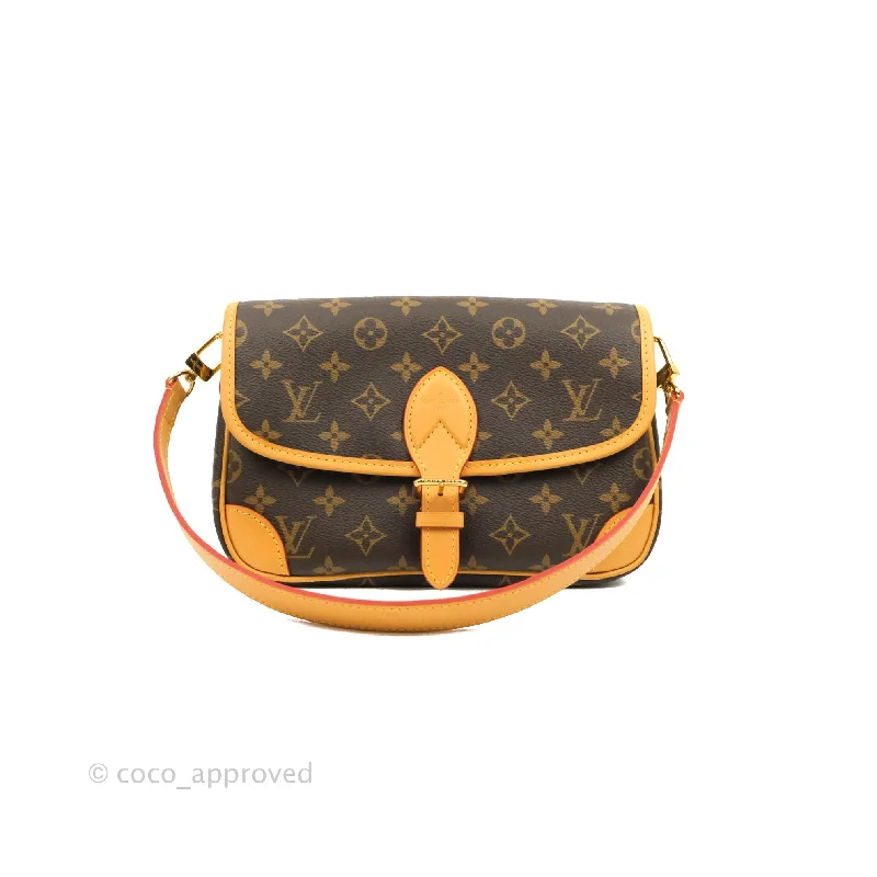 Louis Vuitton Diane Satchel Monogram Canvas with Jacquard Strap