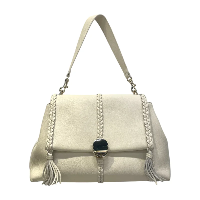 Chloe/Cross Body Bag/OS/Leather/WHT/