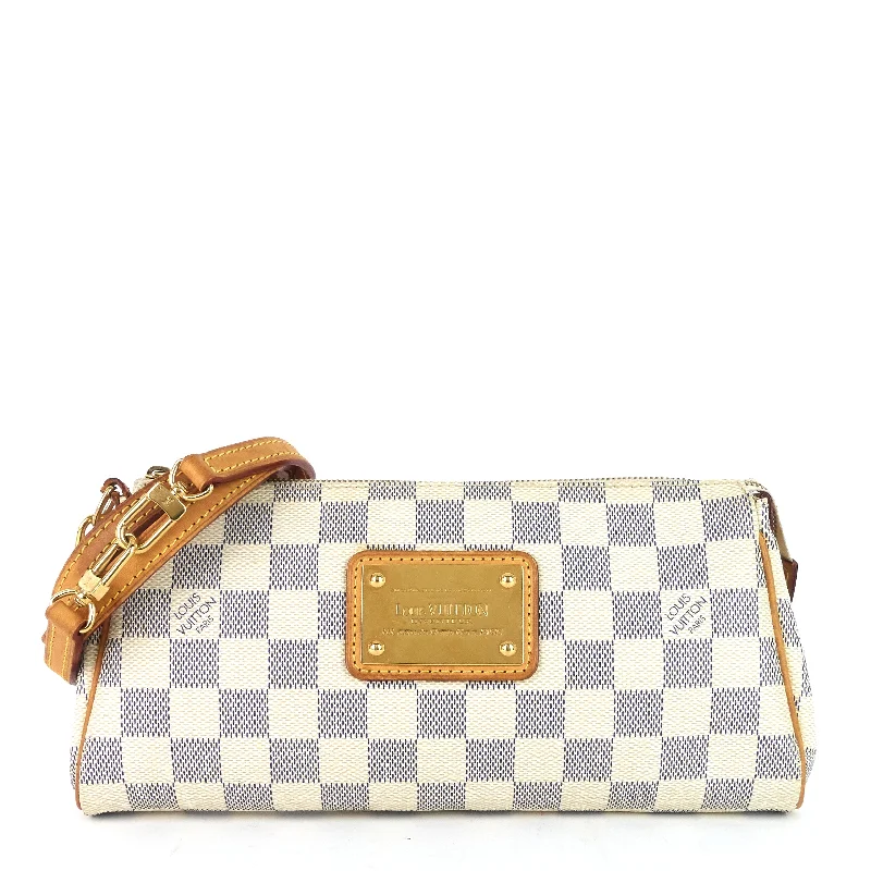 Eva Damier Azur Canvas Bag