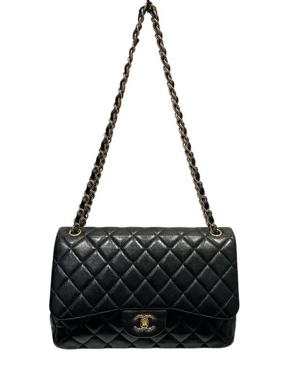 CHANEL/Hand Bag/FREE/Leather/BLK/LAMBSKINQUILTED(GOLDACCENT)