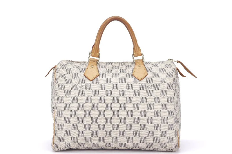 LOUIS VUITTON N41370 SPEEDY 30CM (DU2067) DAMIER AZUR CANVAS, NO DUST COVER