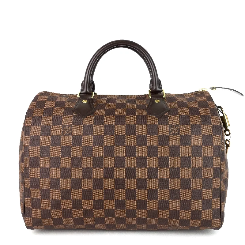 Speedy 30 Damier Ebene Canvas Bag