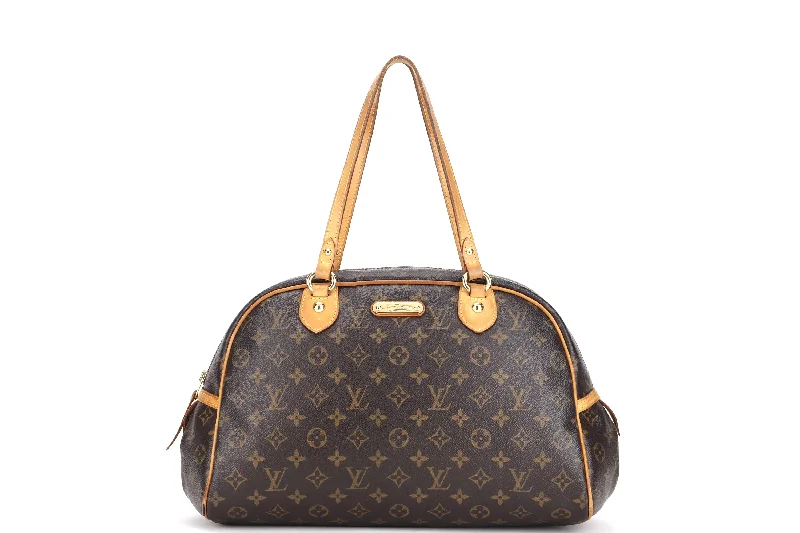 LOUIS VUITTON M95565 MONTORGUEI (AR3068) PM SIZE, MONOGRAM CANVAS, NO DUST COVER