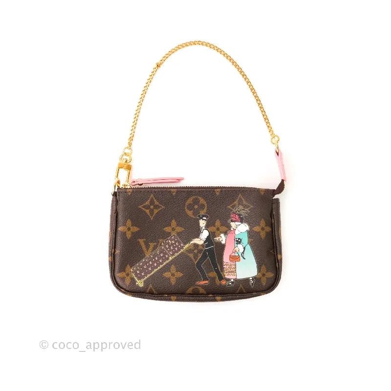 Louis Vuitton Mini Pochette Accessories⁣ Monogram Christmas