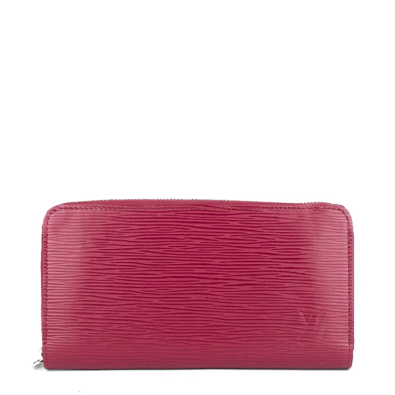 Zippy Wallet Fuchsia Epi Leather Wallet