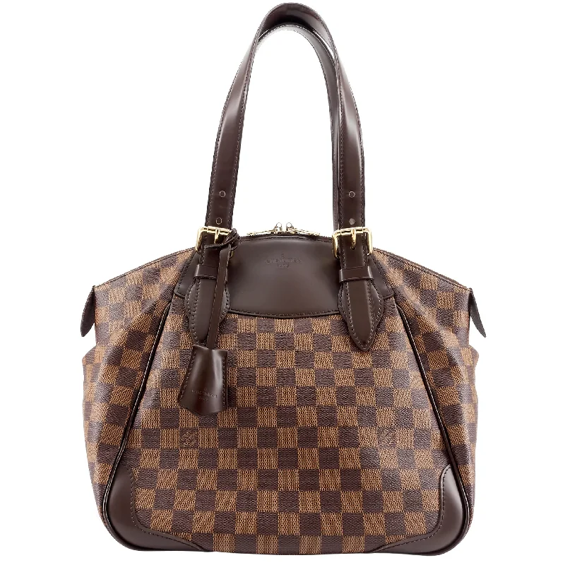 Verona MM Damier Ebene Canvas Bag