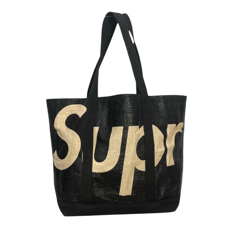 Supreme/Tote Bag/Cotton/BLK/