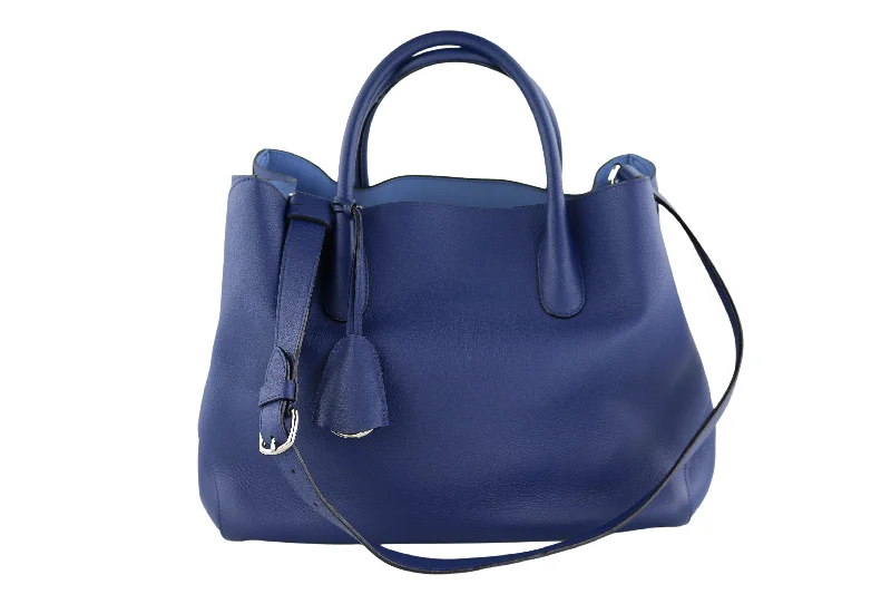 Blue Supple Large Open Bar Tote