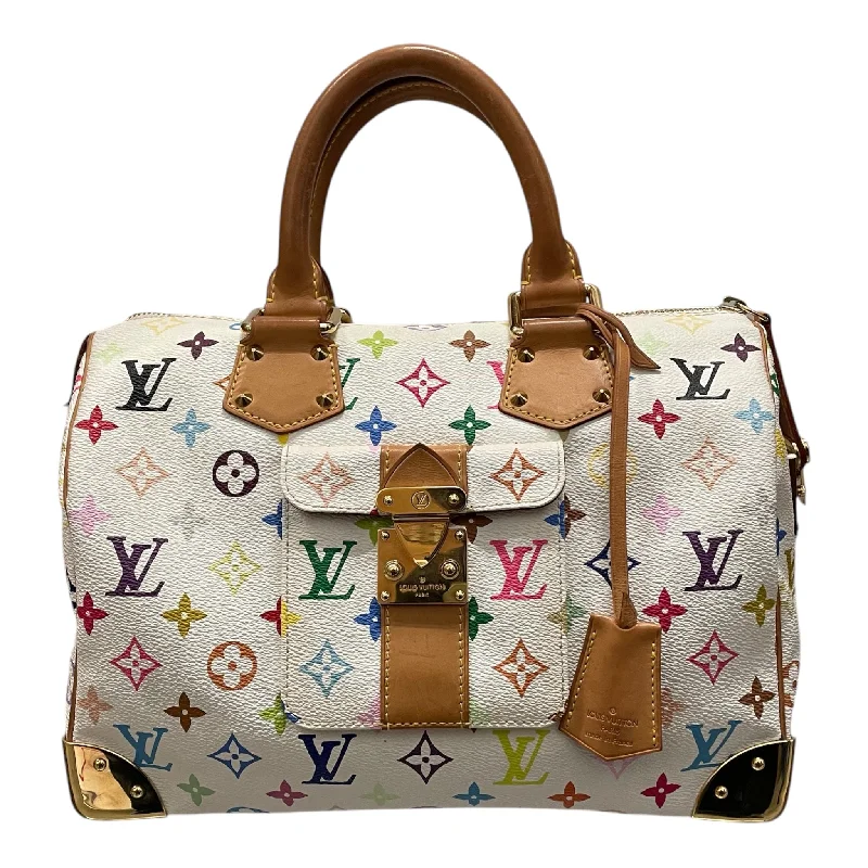 LOUIS VUITTON/Bag/Monogram/Leather/WHT/MULTI COLOR MONOGRAM