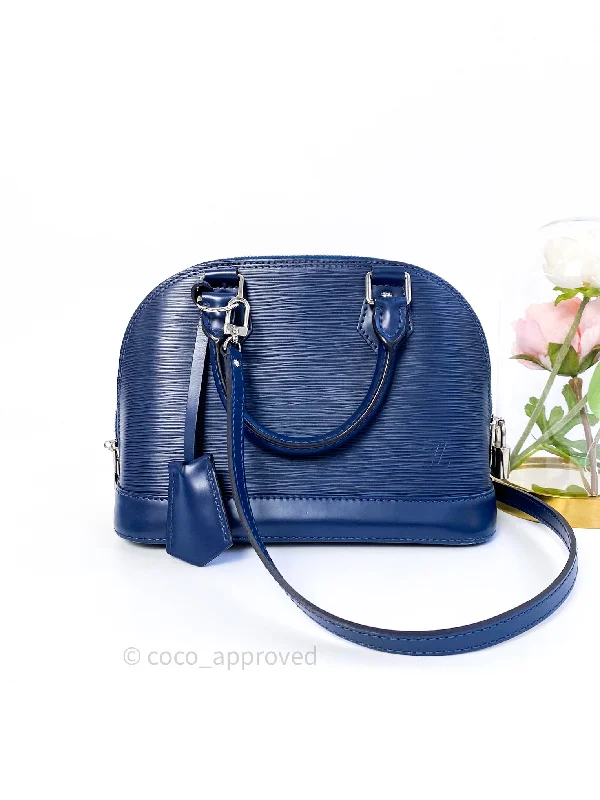 Louis Vuitton Epi Alma BB Indigo