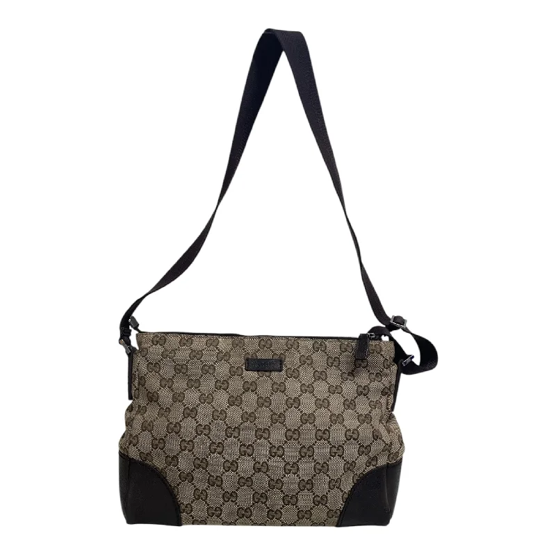 GUCCI/Hand Bag/Monogram/Nylon/CML/GG Canvas