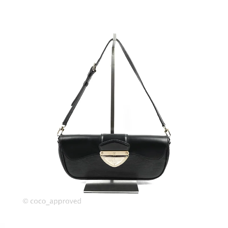 Louis Vuitton Montaigne Clutch Black Epi